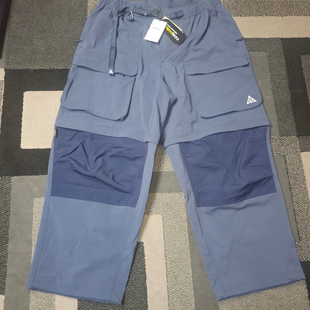 Nike ACG Smith Summit Convertible Pants Mens M Blue HV0591-437 NEW